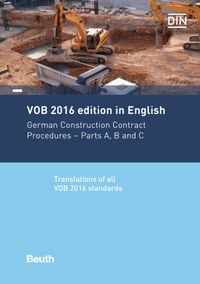 Buch Cover VOB 2016 in English