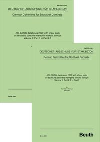 Buch Cover Package DAfStb-Heft 635/1 and 635/2