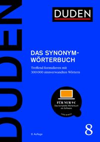 Buch Cover Duden – Das Synonymwörterbuch