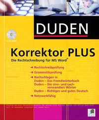 Buch Cover Duden - Korrektor Plus