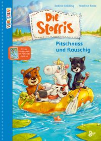 Buch Cover Die Stoffis - Pitschnass und flauschig (Band 3)