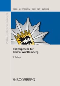 Buch Cover Polizeigesetz für Baden-Württemberg