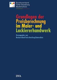 Buch Cover Grundlagen der Preisberechnung im Maler- und Lackiererhandwerk