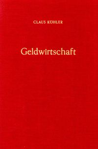 Buch Cover Geldwirtschaft.