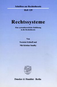 Buch Cover Rechtssysteme.