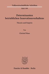 Buch Cover Determinanten betrieblichen Innovationsverhaltens.