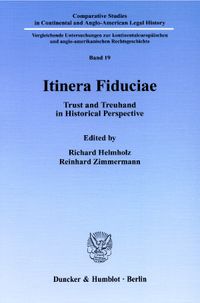 Buch Cover Itinera Fiduciae.