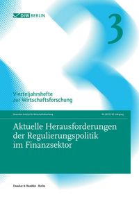 Buch Cover Aktuelle Herausforderungen der Regulierungspolitik im Finanzsektor.