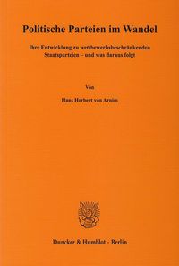 Buch Cover Politische Parteien im Wandel.