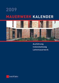 Buch Cover Mauerwerk-Kalender / Mauerwerk-Kalender 2009