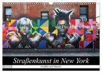 Buch Cover Straßenkunst in New York - Graffiti und Murals (Wandkalender 2025 DIN A3 quer), CALVENDO Monatskalender