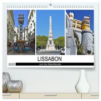 Buch Cover LISSABON und die Atlantikküste (hochwertiger Premium Wandkalender 2025 DIN A2 quer), Kunstdruck in Hochglanz