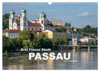 Buch Cover Drei Flüsse Stadt Passau (Wandkalender 2025 DIN A3 quer), CALVENDO Monatskalender