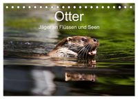 Buch Cover Otter - Jäger an Flüssen und Seen (Tischkalender 2025 DIN A5 quer), CALVENDO Monatskalender