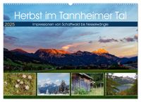 Buch Cover Herbst im Tannheimer Tal - Impressionen von Schattwald bis Nesselwängle (Wandkalender 2025 DIN A2 quer), CALVENDO Monatskalender