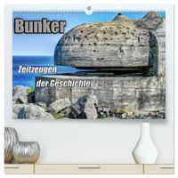 Buch Cover Bunker Zeitzeugen der Geschichte (hochwertiger Premium Wandkalender 2025 DIN A2 quer), Kunstdruck in Hochglanz