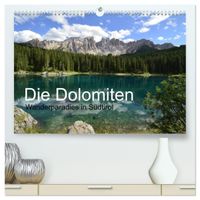 Buch Cover Die Dolomiten – Wanderparadies in Südtirol (hochwertiger Premium Wandkalender 2025 DIN A2 quer), Kunstdruck in Hochglanz