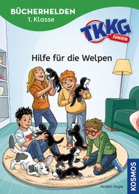 Buch Cover TKKG Junior, Bücherhelden 1. Klasse, Hilfe für die Welpen