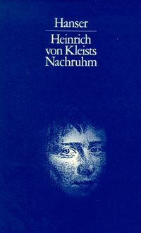 Buch Cover Heinrich von Kleists Nachruhm