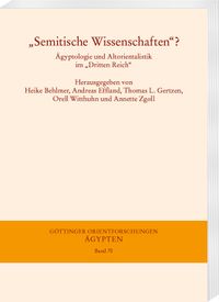 Buch Cover „Semitische Wissenschaften“?