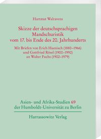 Buch Cover Skizze der deutschsprachigen Mandschuristik vom 17. bis Ende des 20. Jahrhunderts