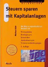 Buch Cover Steuern sparen mit Kapitalanlagen
