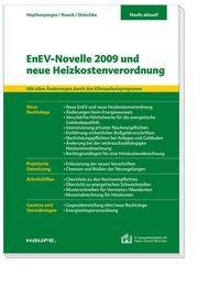 Buch Cover EnEV-Novelle 2009 und neue Heizkostenverordnung