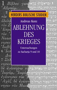 Buch Cover Ablehnung des Krieges