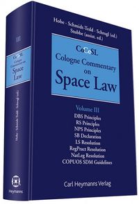 Buch Cover Cologne Commentary on Space Law