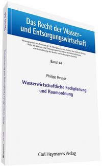 Buch Cover Wasserwirtschaftliche Fachplanung und Raumordnung