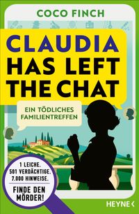 Buch Cover Claudia has left the Chat