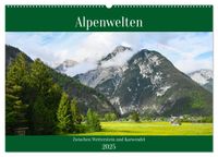 Buch Cover Alpenwelten-Zwischen Wetterstein und Karwendel (Wandkalender 2025 DIN A2 quer), CALVENDO Monatskalender