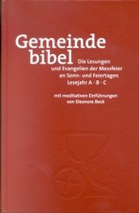 Buch Cover Gemeindebibel - Die Lesungen und Evangelien der Messfeier an Sonn- und Feiertagen Lesejahr A-B-C