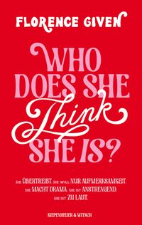 Buch Cover Who Does She Think She Is?