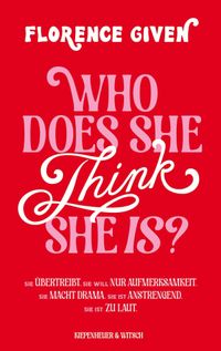 Buch Cover Who Does She Think She Is?