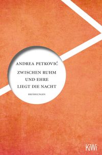 Buch Cover Zwischen Ruhm und Ehre liegt die Nacht
