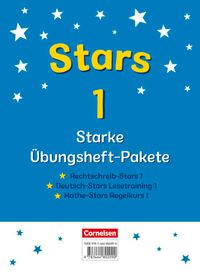 Buch Cover STARS - starke Übungshefte - Basiskompetenzen Deutsch und Mathematik - 1. Schuljahr