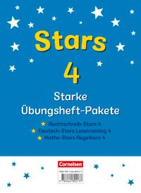 Buch Cover STARS - starke Übungshefte - Basiskompetenzen Deutsch und Mathematik - 4. Schuljahr