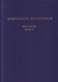 Buch Cover Europäische Stammtafeln. Neue Folge