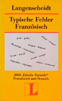 Buch Cover Typische Fehler... / Typische Fehler Französisch