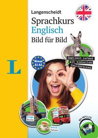 Buch Cover Langenscheidt Sprachkurs Englisch Bild für Bild - Der visuelle Kurs für den leichten Einstieg mit Buch und einer MP3-CD