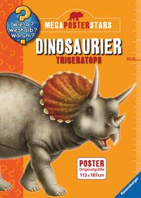 Buch Cover Dinosaurier Triceratops