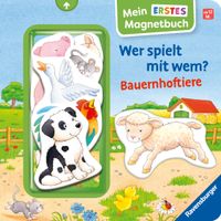 Buch Cover Mein erstes Magnetbuch - Wer spielt mit wem? Bauernhoftiere