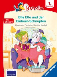 Buch Cover Leserabe 1. Lesestufe - Elfe Ella und der Einhorn-Schnupfen