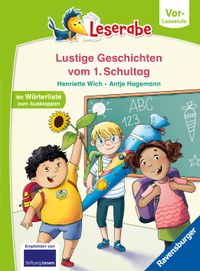 Buch Cover Leserabe Vor-Lesestufe - Lustige Geschichten vom 1. Schultag