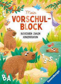 Buch Cover Mein Vorschulblock: Buchstaben, Zahlen, Konzentration