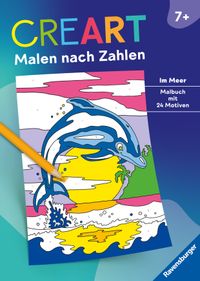 Buch Cover CreArt Malen nach Zahlen ab 7: Im Meer