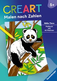 Buch Cover CreArt Malen nach Zahlen ab 5: Süße Tiere