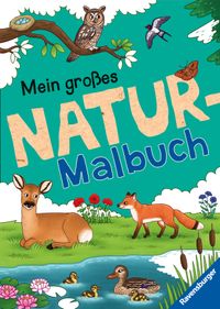 Buch Cover Mein großes Natur-Malbuch