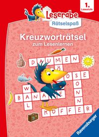 Buch Cover Leserabe Rätselspaß - Kreuzworträtsel zum Lesenlernen (1. Lesestufe)
